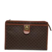 Celine Vintage Pre-owned Laeder kuvertvskor Brown, Dam