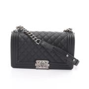 Chanel Vintage Pre-owned Canvas chanel-vskor Black, Dam