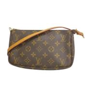 Louis Vuitton Vintage Pre-owned Canvas louis-vuitton-vskor Brown, Dam