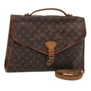 Louis Vuitton Vintage Pre-owned Canvas handvskor Brown, Dam