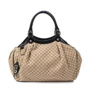 Gucci Vintage Pre-owned Canvas totevskor Beige, Dam