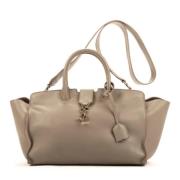 Yves Saint Laurent Vintage Pre-owned Laeder handvskor Beige, Dam