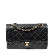 Chanel Vintage Pre-owned Laeder axelremsvskor Black, Dam