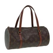 Louis Vuitton Vintage Pre-owned Canvas handvskor Brown, Dam