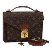 Louis Vuitton Vintage Pre-owned Canvas louis-vuitton-vskor Brown, Dam