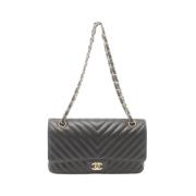 Chanel Vintage Pre-owned Laeder chanel-vskor Black, Dam