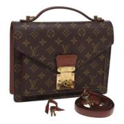 Louis Vuitton Vintage Pre-owned Canvas louis-vuitton-vskor Brown, Dam