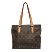 Louis Vuitton Vintage Pre-owned Tyg louis-vuitton-vskor Brown, Dam