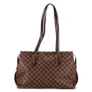 Louis Vuitton Vintage Pre-owned Canvas louis-vuitton-vskor Brown, Dam