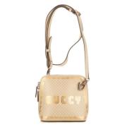 Gucci Vintage Pre-owned Laeder axelremsvskor Beige, Dam