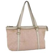 Gucci Vintage Pre-owned Canvas totevskor Pink, Dam