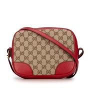 Gucci Vintage Pre-owned Canvas crossbodyvskor Beige, Dam