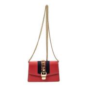 Gucci Vintage Pre-owned Laeder axelremsvskor Red, Dam