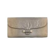 Yves Saint Laurent Vintage Pre-owned Tyg handvskor Beige, Dam