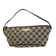 Gucci Vintage Pre-owned Canvas gucci-vskor Brown, Dam