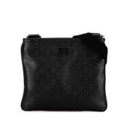 Gucci Vintage Pre-owned Tyg axelremsvskor Black, Dam