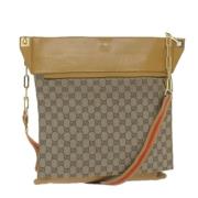 Gucci Vintage Pre-owned Canvas gucci-vskor Brown, Dam