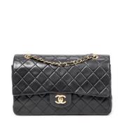 Chanel Vintage Pre-owned Laeder axelremsvskor Black, Dam