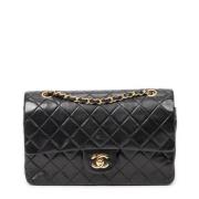 Chanel Vintage Pre-owned Laeder axelremsvskor Black, Dam