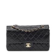 Chanel Vintage Pre-owned Laeder axelremsvskor Black, Dam