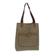 Gucci Vintage Pre-owned Laeder totevskor Beige, Dam