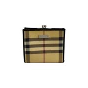 Burberry Vintage Pre-owned Canvas plnbcker Beige, Dam