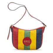 Gucci Vintage Pre-owned Canvas axelremsvskor Multicolor, Dam