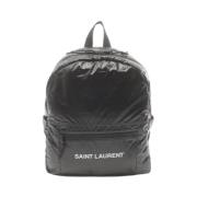 Yves Saint Laurent Vintage Pre-owned Nylon ryggsckar Black, Dam