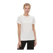 Guess Strass Briana Logo T-shirt White, Dam