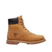 Timberland Vattentäta Wheat Nubuck-kängor med snörning Yellow, Dam