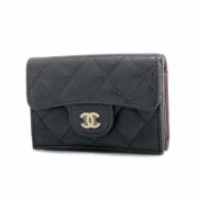 Chanel Vintage Pre-owned Laeder plnbcker Black, Dam