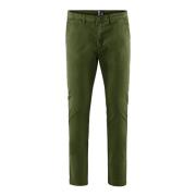 BomBoogie Stretch Bomull Chino Byxor Green, Herr