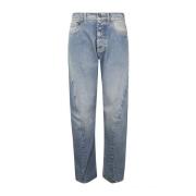 Maison Margiela Lös Ben Sned Söm Jeans Blue, Dam