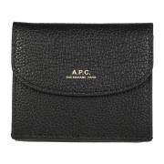 A.p.c. Geneve Trifold Plånbok Black, Dam