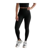 Aim'n Ribbed Performance Tights Black, Dam