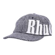 Rhude Svart Vit Wrap Logo Hatt Tillbehör Black, Herr