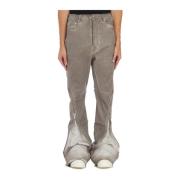 Rick Owens Denim Banana Dust Jeans Gray, Herr