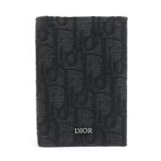 Dior Vintage Pre-owned Canvas hem-och-kontorstillbehr Black, Herr