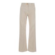 Seafarer Breda vita corduroybyxor kvinnor Beige, Dam