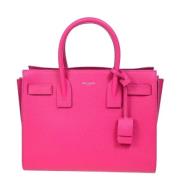 Yves Saint Laurent Vintage Pre-owned Laeder handvskor Pink, Dam