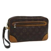 Louis Vuitton Vintage Pre-owned Canvas kuvertvskor Brown, Dam