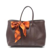 Hermès Vintage Pre-owned Canvas handvskor Brown, Dam