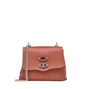 Zanellato Brun läder crossbody väska Amar Superbaby Brown, Dam