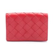 Bottega Veneta Vintage Pre-owned Laeder plnbcker Red, Dam