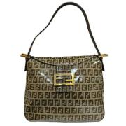 Fendi Vintage Pre-owned Canvas fendi-vskor Brown, Dam