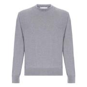 Laneus Kashmir Crewneck Sweater Gray, Herr