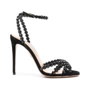 Aquazzura Stiliga Sandaler för Kvinnor Black, Dam