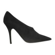 Valentino Garavani Elegant Mocka och Läderpumps Black, Dam