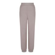 Calvin Klein Taupe Grey Jersey Track Pants Gray, Dam