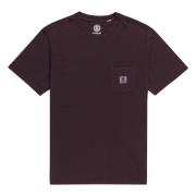 Element Grundläggande Fick T-shirt Purple, Herr